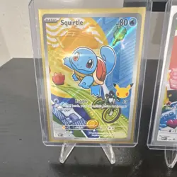 Pokemon Squirtle Charmander Bulbasaur Holo Card 017/025 038/025 007/025 2023 - Image 4