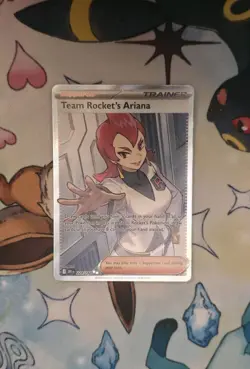 Pokemon TCG Destined Rivals Team Rockets Ariana Card 224/182 Full Art - Image 1