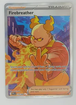 Firebreather 119/094 | Phantasmal Flames | Full Art Trainer | M/NM | Pokemon - Image 1