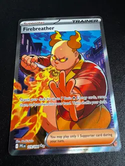 Pokemon TCG Firebreather 119/094 ME02: Phantasmal Flames Ultra Rare NM - Image 1
