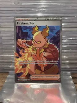 Firebreather 119/094 Pokemon TCG Phantasmal Flames Ultra Rare - Pack Fresh - Image 1