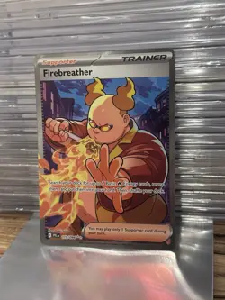 Firebreather 119/094 Pokemon TCG Phantasmal Flames Ultra Rare - Pack Fresh - Image 4
