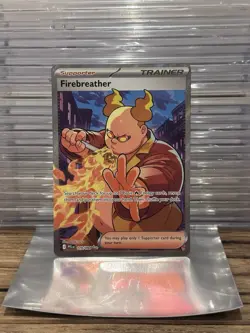 Firebreather 119/094 Pokemon TCG Phantasmal Flames Ultra Rare - Pack Fresh - Image 5