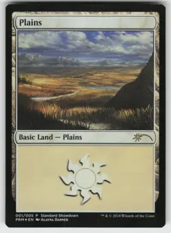 Plains (Alayna Danner) Foil P Standard Showdown Promos 1 MTG - Image 1