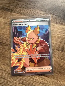Pokemon TCG Firebreather Trainer Full Art 119/094 Phantasmal Flames - Image 1