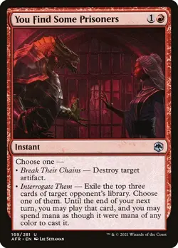 [MTG] You Find Some Prisoners (169) (AFR) LP-HP - Image 1