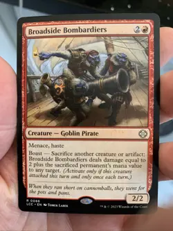 MTG Magic The Gathering Broadside Bombardiers Ixalan Rare Commander - Image 1