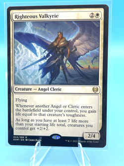 Righteous Valkyrie Kaldheim MTG Magic - Image 1
