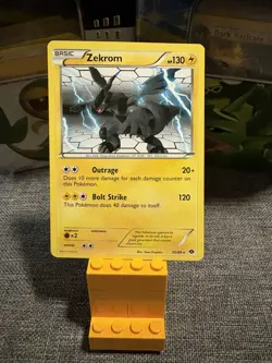 Zekrom Next Destinies Pokemon TCG 50/99 Black & White Rare - Image 1