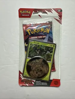 Pokemon Scarlet & Violet: Destined Rivals Blister Booster Pack Zarude w/ Coin - Image 1