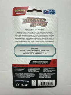 Pokemon Scarlet & Violet: Destined Rivals Blister Booster Pack Zarude w/ Coin - Image 2