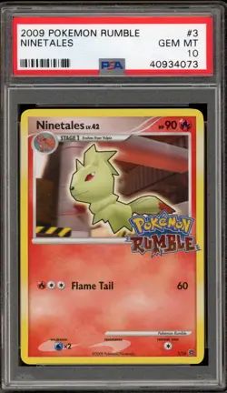 Pokemon Ninetales Rumble #3 PSA 10 Gem Mint - Image 1