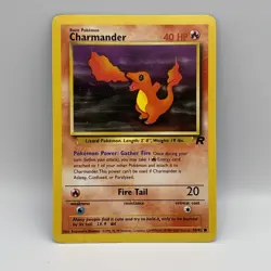 Charmander 50/82 Team Rocket Pokemon Card - Image 1