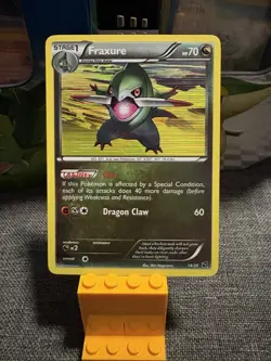 Pokemon TCG Fraxure Dragon Vault Holo 14/20 - Image 1
