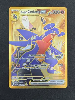 ◓Cynthia's Garchomp ex 241/182 Destined Rivals - Pokemon TCG Gold Hyper Rare*NM◓ - Image 2