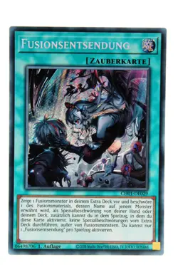 YuGiOh! CH01 - DE029 Fusionsentsendung - Secret Rare deutsch - Image 1