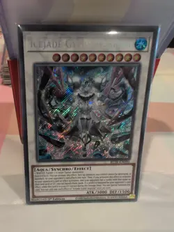 Icejade Gymir Aergine BLTR-EN090 Secret Rare 1st Edition YuGiOh TCG Card - Image 1
