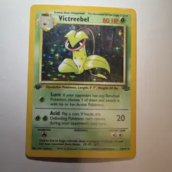 Pokemon TCG Jungle 1st Edition Victreebel 14/64 Holo Rare LP - Image 1