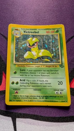 Pokemon TCG - Victreebel Unlimited Holo Rare - Jungle WOTC 14/64 - LP/MP - Image 1