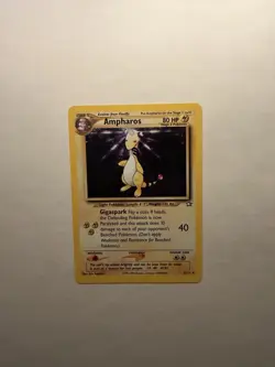 Pokemon TCG Ampharos Holo Rare Card 1/111 Neo Genesis Unlimited Stage 2 80 HP - Image 1