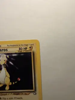 Pokemon TCG Ampharos Holo Rare Card 1/111 Neo Genesis Unlimited Stage 2 80 HP - Image 4