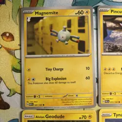 Yuka Morii 6 Lightning-type Card Lot - Non-holo - Dough Pokemon - Image 2