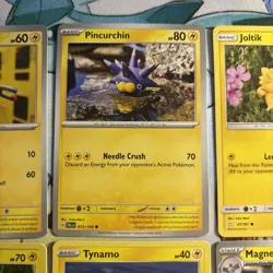 Yuka Morii 6 Lightning-type Card Lot - Non-holo - Dough Pokemon - Image 3