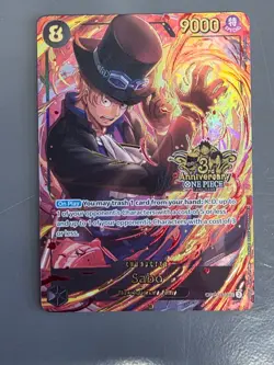 Sabo OP07-118 One Piece Card Game (Japanese 3rd Anniversary set) English Version - Image 1
