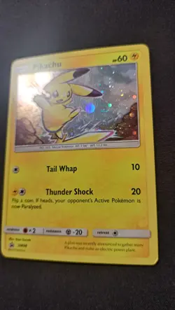 Pikachu SM98 Black Star Promo Pokemon Sun And Moon Holo (LP) - Image 3