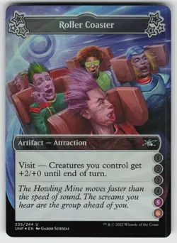 Roller Coaster (5-6) Foil U Unfinity 225 MTG - Image 1