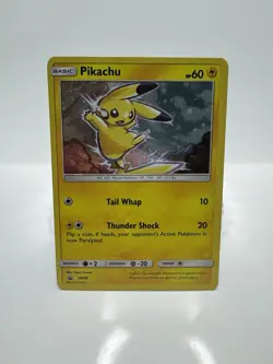 Pokemon Tcg 2017 Sun & Moon Black Star Promo SM98 Pikachu Cosmos Holo NM - Image 1