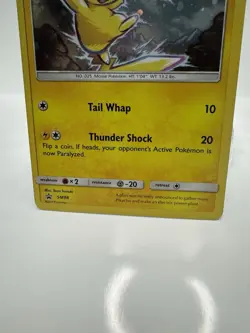 Pokemon Tcg 2017 Sun & Moon Black Star Promo SM98 Pikachu Cosmos Holo NM - Image 3