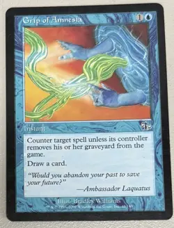 2x Grip of Amnesia - MTG -Judgment - Englisch ©2002 M/NM - Image 3