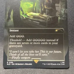 MTG Cordyceps Excision - Cabal Ritual Secret Lair Last of Us NM - Image 2