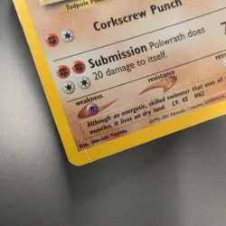 Pokemon TCG Poliwrath 9/75 Neo Discovery Holo Rare Moderately Played - Image 3