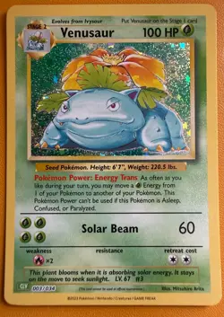 Venusaur 003/034 Pokemon TCG Classic Collection CLV Holo Near Mint - Image 1