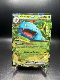 Pokemon TCG Venusaur ex 003/165 Double Rare - Scarlet & Violet 151 - NM/VLP - Image 1