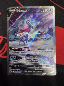 Pokemon Crown Zenith: Galarian Gallery Suicune V GG38/GG70 Ultra Rare English NM - Image 1