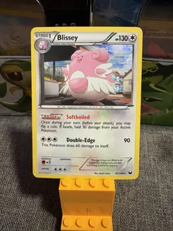 2012 Pokemon, B&W Dark Explorers, #82/108 Blissey, Holo Rare - Image 1