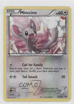 Minccino Reverse Foil Pokemon Black & White Next Destinies #84 - Image 1