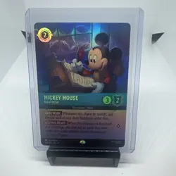 Disney Lorcana Winterspell MICKEY MOUSE Bob Cratchit Epic Foil #219/204 - Image 1