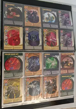 Bakugan Battle Brawlers Card Lot with Binder 70 Cards Total 33 Gate / 37 Ability - Image 2