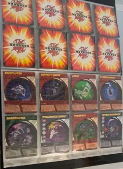 Bakugan Battle Brawlers Card Lot with Binder 70 Cards Total 33 Gate / 37 Ability - Image 4