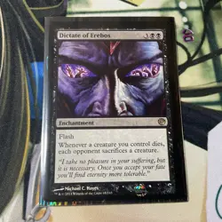 Dictate of Erebos [Journey Into Nyx] Magic MTG Cards MT NEVER PLAYED - Image 1