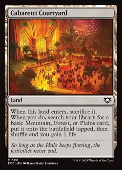 Cabaretti Courtyard C Regular #151 | EOC Edge of Eternities Commander | MTG - Image 1