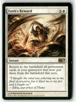 Faith's Reward R Magic 2013 (M13) 14 NM - Image 1