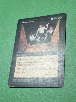**Grave Pact** ~Stronghold~ MTG: Magic the Gathering, Heavy Play (HP) - Image 4