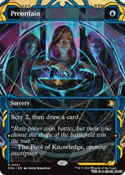 Preordain MTG Secrets of Strixhaven: Mystical Archive Rare NM Pck Fresh - Image 1