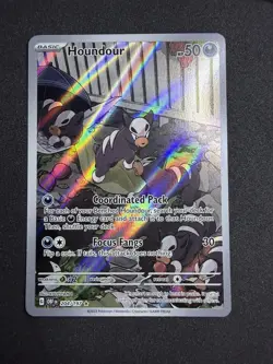 Houndour 204/197 Obsidian Flames Illustration Rare Holo Pokemon TCG MINT - Image 1