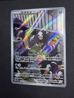 Houndour 204/197 Obsidian Flames Illustration Rare Holo Pokemon TCG MINT - Image 2
